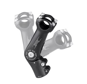 Picture of FORCE STEM S6.3 25,4/90mm adjustable Al, black